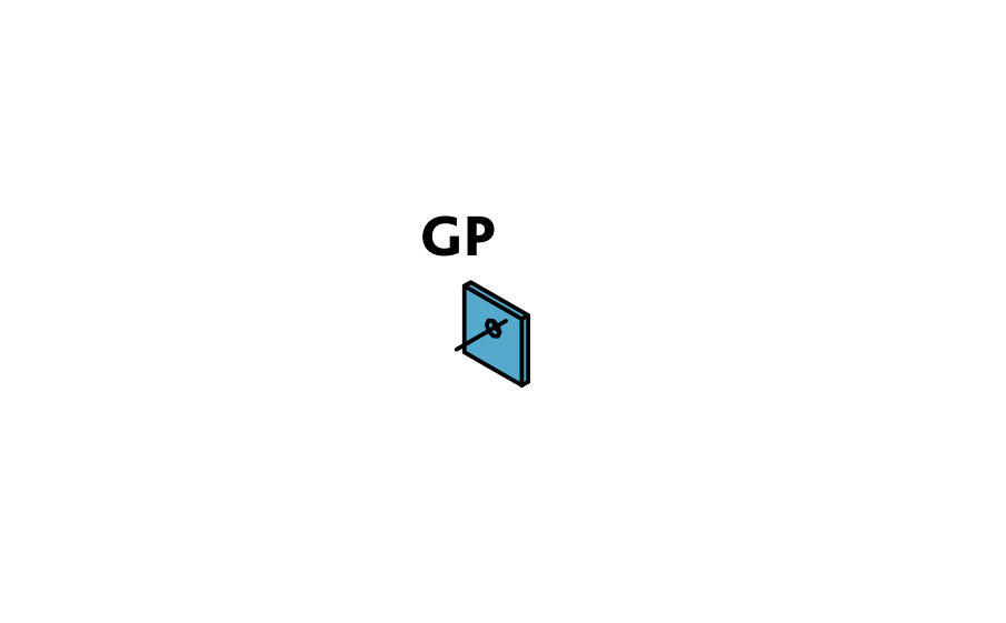Подкладочная пластина GP, 65*65*4 мм